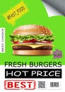 Realistic Fast Food Advertising Poster