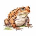 Realistic Fox Toad Art With Illustration By Gilbert Morgan Royalty Free Stock Photo