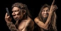 Neanderthals selfies