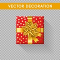Gift boxes without background. Vector illistration Royalty Free Stock Photo