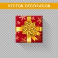 Gift boxes without background. Vector illistration Royalty Free Stock Photo