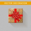 Gift boxes without background. Vector illistration Royalty Free Stock Photo