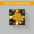 Gift boxes without background. Vector illistration Royalty Free Stock Photo