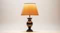 Realistic Gold Lamp Shade: Tonalist Genius In Classical Style