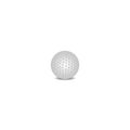 Realistic golf ball icon. Vector illustration eps 10