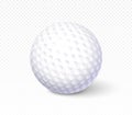 Realistic golf ball Royalty Free Stock Photo