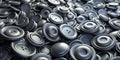 Realistic Gray Buttons Detailed Stock Photo Set for Design Inspiration and UIUX Mockups