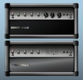 Realistic guitar combo amp. Vector. Royalty Free Stock Photo