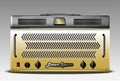 Realistic guitar combo amp. Vector Royalty Free Stock Photo