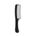 Realistic hairbrush for everyday home hair care. Barbershop accessory tool. Isolated brush comb