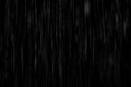 Pesado lluvia en negro 
