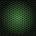 Realistic hexagonal grid background. Royalty Free Stock Photo