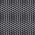Realistic hexagonal grid background. Royalty Free Stock Photo