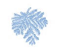 Realistic Hoarfrost Ice Composition Royalty Free Stock Photo