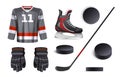 Realistic Hockey Set