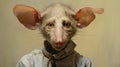 Realistic Hyper-detail Painting Of A Rat With Large Ears