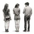 Realistic Hyper-detailed Drawings Of Couples And Individuals