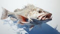 Realistic Hyper-detailed Fish Painting By John Larriva