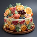 Fruit Salad Face Cake: A Deliciously Fun And Colorful Dessert