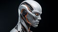 Realistic Hyper-detailed Robot With Elegant Emotive Faces