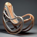 Realistic And Hyper-detailed Rocking Chair Iterations