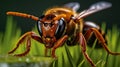 Realistic Hyper-detailed Wasp Portrait With Exaggerated Facial Features