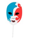 Realistic illustration of carnivals mask Royalty Free Stock Photo