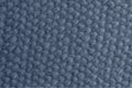 Realistic illustration of a grey-blue knitted carpet close-up. Textile texture on a gray-blue background. Detailed warm yarn