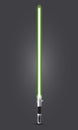 Realistic illustration of a lightsaber Royalty Free Stock Photo