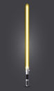 Realistic illustration of a lightsaber Royalty Free Stock Photo