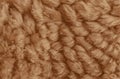 Realistic illustration short smooth beige llama fur texture in the form of a knitted product. Close-up