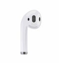 Realistic illustration single wireless earphone isolated in white background