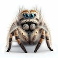 Tarantula Isolated White. Generative AI