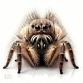 Tarantula Isolated White. Generative AI