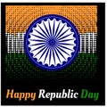 Realistic Indian Republic Day Vector Illustration