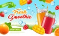 Fresh Smoothie Advertising Poster