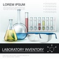 Realistic Laboratory Inventory Poster