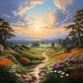 Vivid Dreamscapes: Capturing The Essence Of Nature In Faith-inspired Landscape Paintings