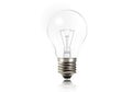 Realistic transparent light bulb. Concept of success, solution, idea, achievement, clearly