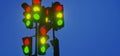 Realistic Lighted Traffic Lights