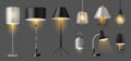 Realistic lights for home, desk and sconce lamps