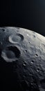 Realistic Lunar Surface Drawing: Precise Draftsmanship At Its Finest