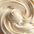 Realistic mayonnaise background. AI render