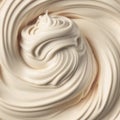 Realistic mayonnaise background. AI render