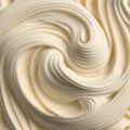 Realistic mayonnaise background. AI render