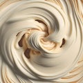 Realistic mayonnaise background. AI render