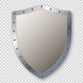 Medieval shield Vector illustration Royalty Free Stock Photo