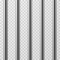 Realistic metal prison bars. Jailhouse grid vector illustration Royalty Free Stock Photo