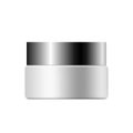 Realistic mock up of cream container.