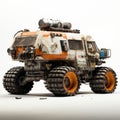 Realistic Model Of Rv With Dirty Wheels - Paris Dakar Style